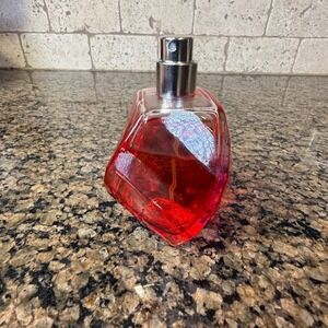 Unbranded Red Glass Perfume Bottle Spray‎ Fragrance Decorative Vanity Bottle